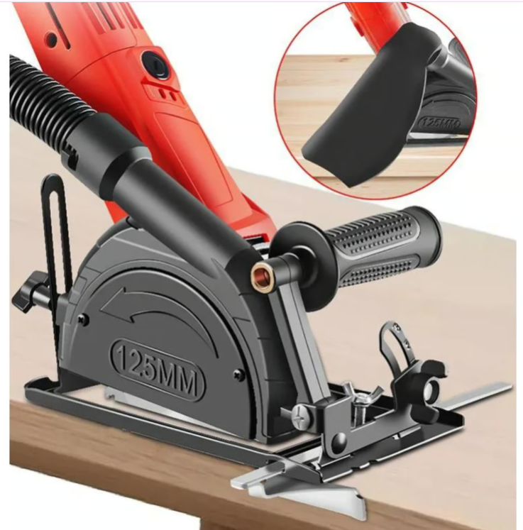 Adaptador Amoladora 45 Guía Corte + Disco Sierra Circular