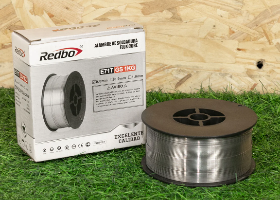 Alambre para Soldadura MIG FLUX 0.8 mm 1kg Redbo E71T.08.1
