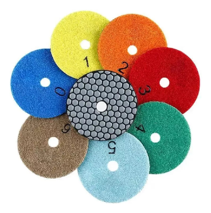 Disco De Pulido Granos Mármol, Porcelanato, Granito X10pcs