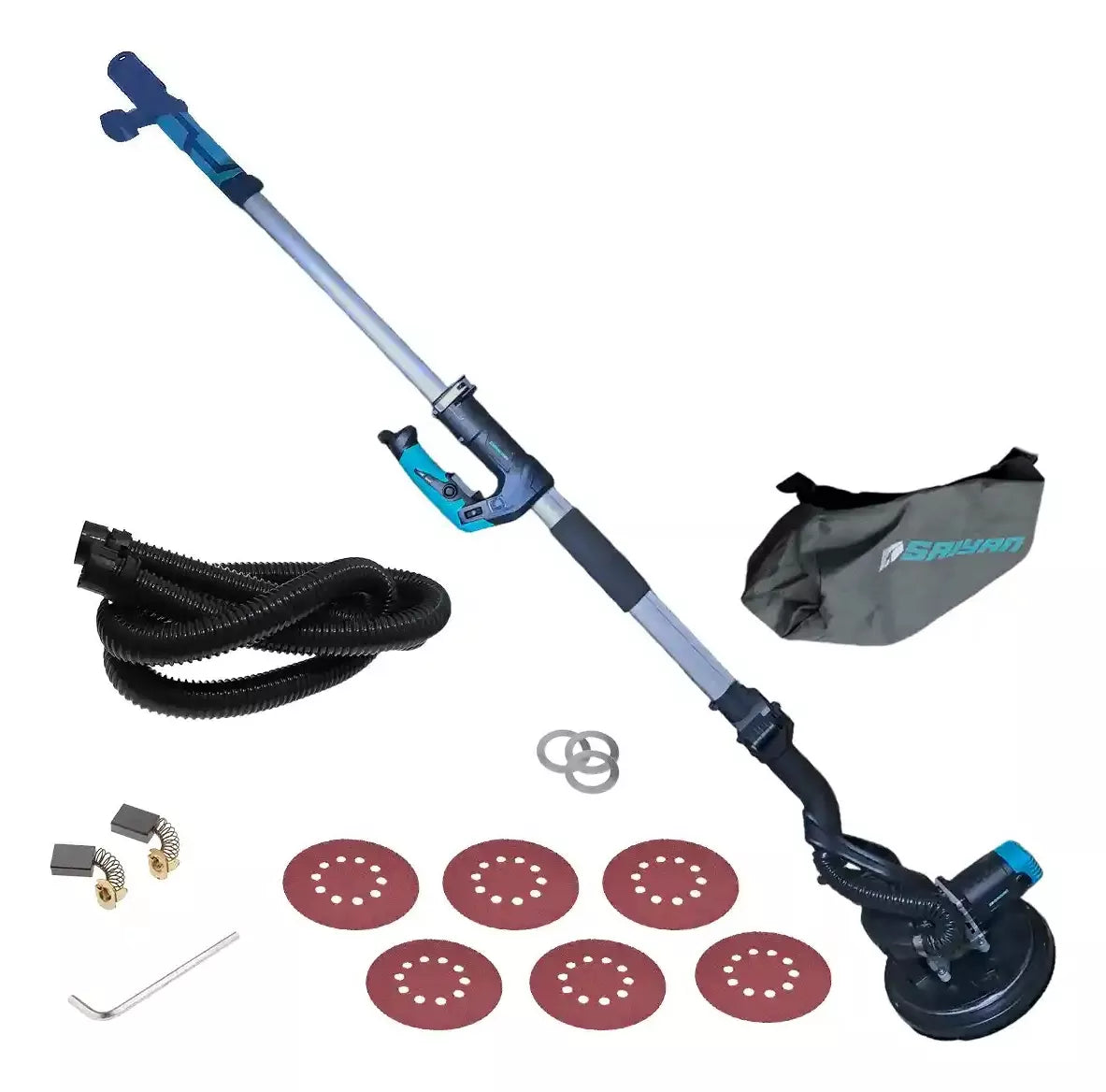 Lijadora Telescópica de Pared y Techo 1400W SAIYAN F7238B