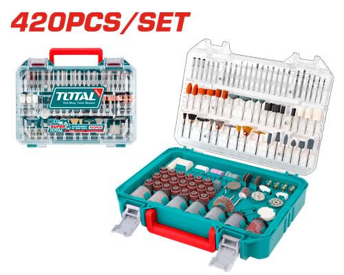 Caja de piezas multiherramienta total 420pzs (takmg4208)