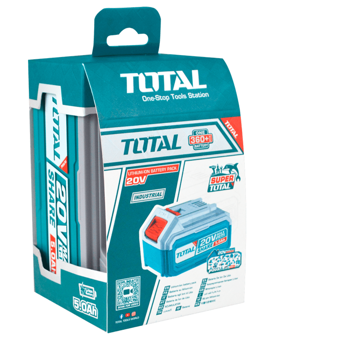 Bateria Li-ion 20v 5.0ah Con Indicador Led Indu - Tfbli20531