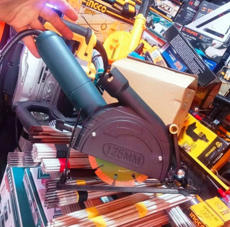 Adaptador Amoladora 45 Guía Corte + Disco Sierra Circular