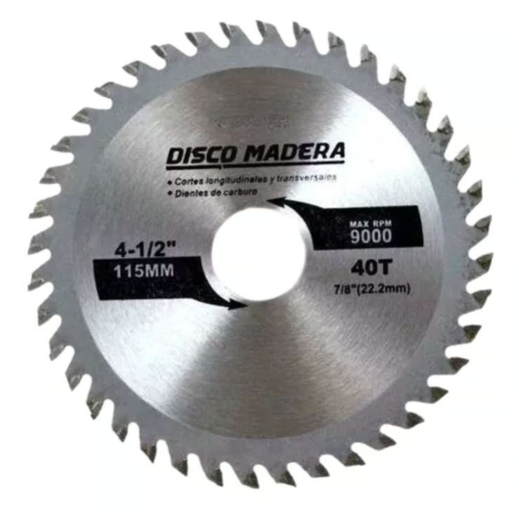Adaptador Amoladora 45 Guía Corte + Disco Sierra Circular