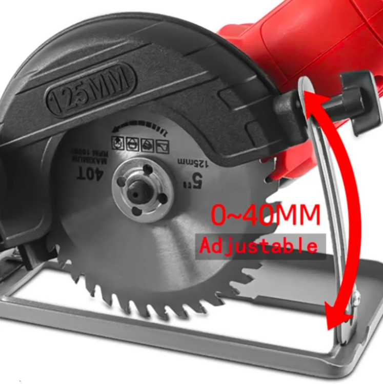 Adaptador Amoladora 45 Guía Corte + Disco Sierra Circular