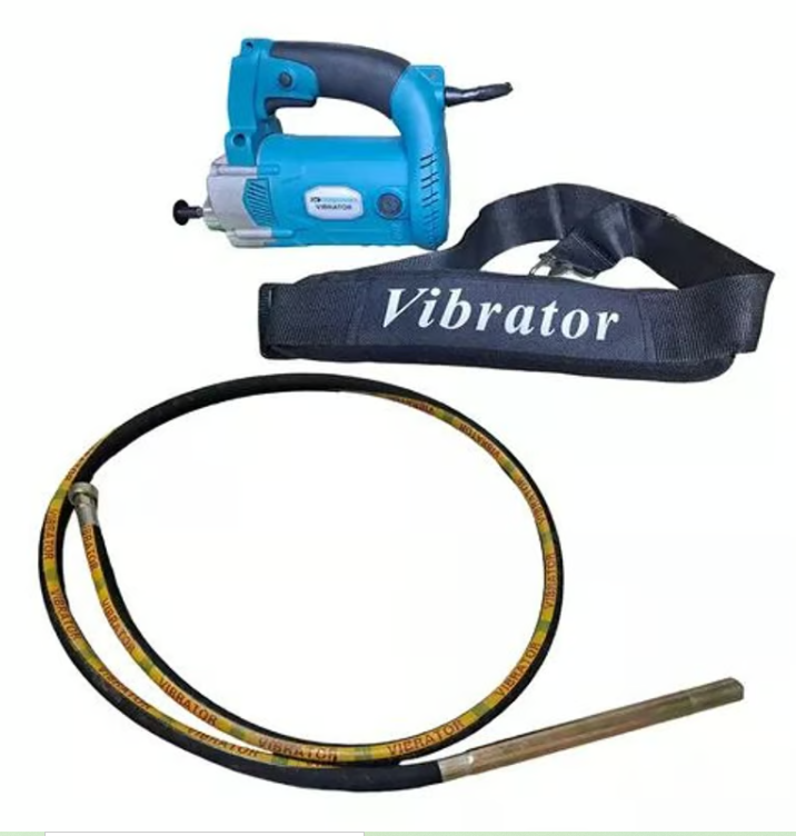Vibradora de concreto 1800W con manguera 3 metros