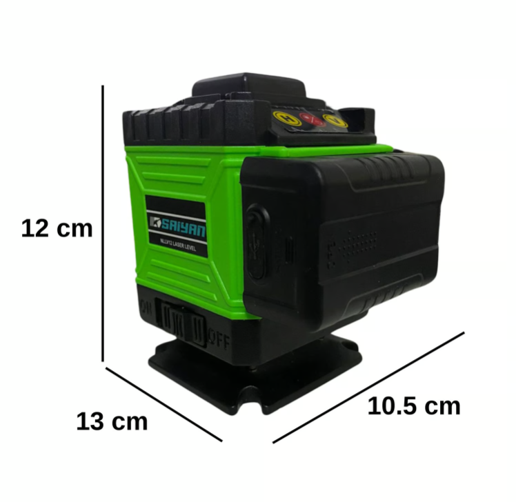 Nivel laser 12 lineas bateria 5ah Sayan incluye tripode