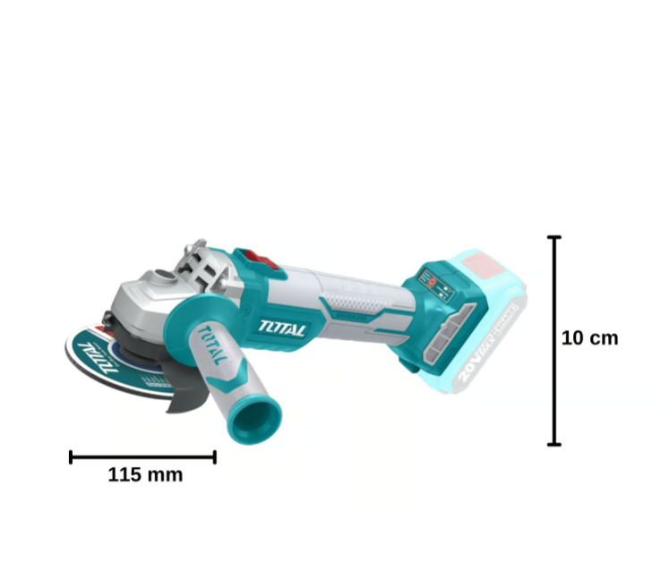 🅴🅳🆈🅴🆂 Amoladora angular 20v Brushless 4 1/2" TOTAL