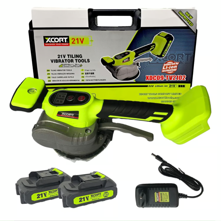 Ventosa Vibratoria para Cerámica 21V 65K 2Ah XCORT XDC09-TV2102