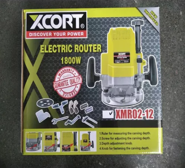 Ruteadora de Superficie 1800W 1/2″ (12.7 mm) XCORT