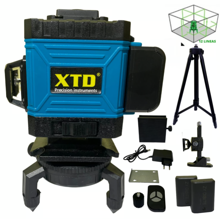 Nivel Laser 16 Lineas Con Tripode Y Maletin Xtd