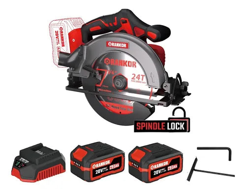 Sierra Circular 7 1/4 /20v/2 Baterias 4ah/RANKOR