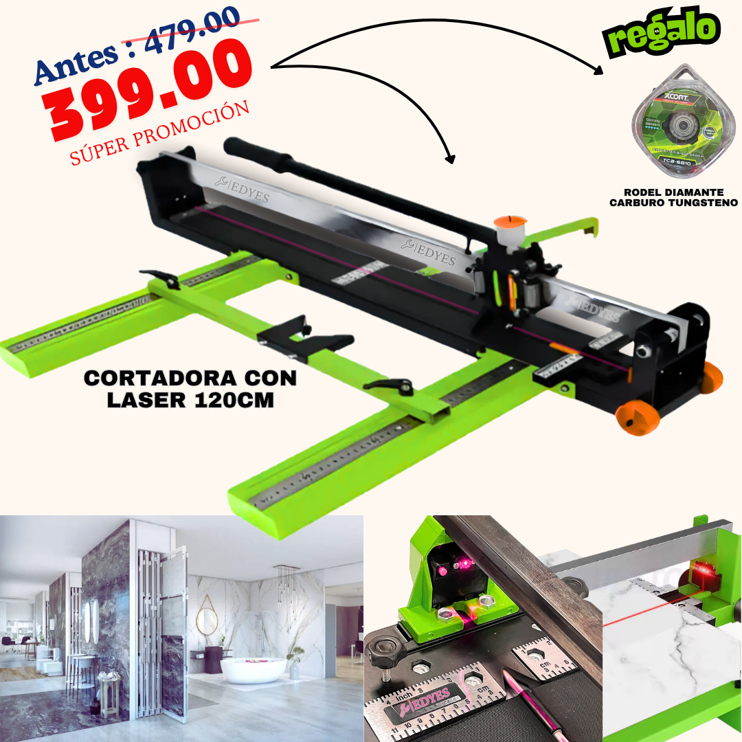 Cortadora de Porcelanatos 120cm