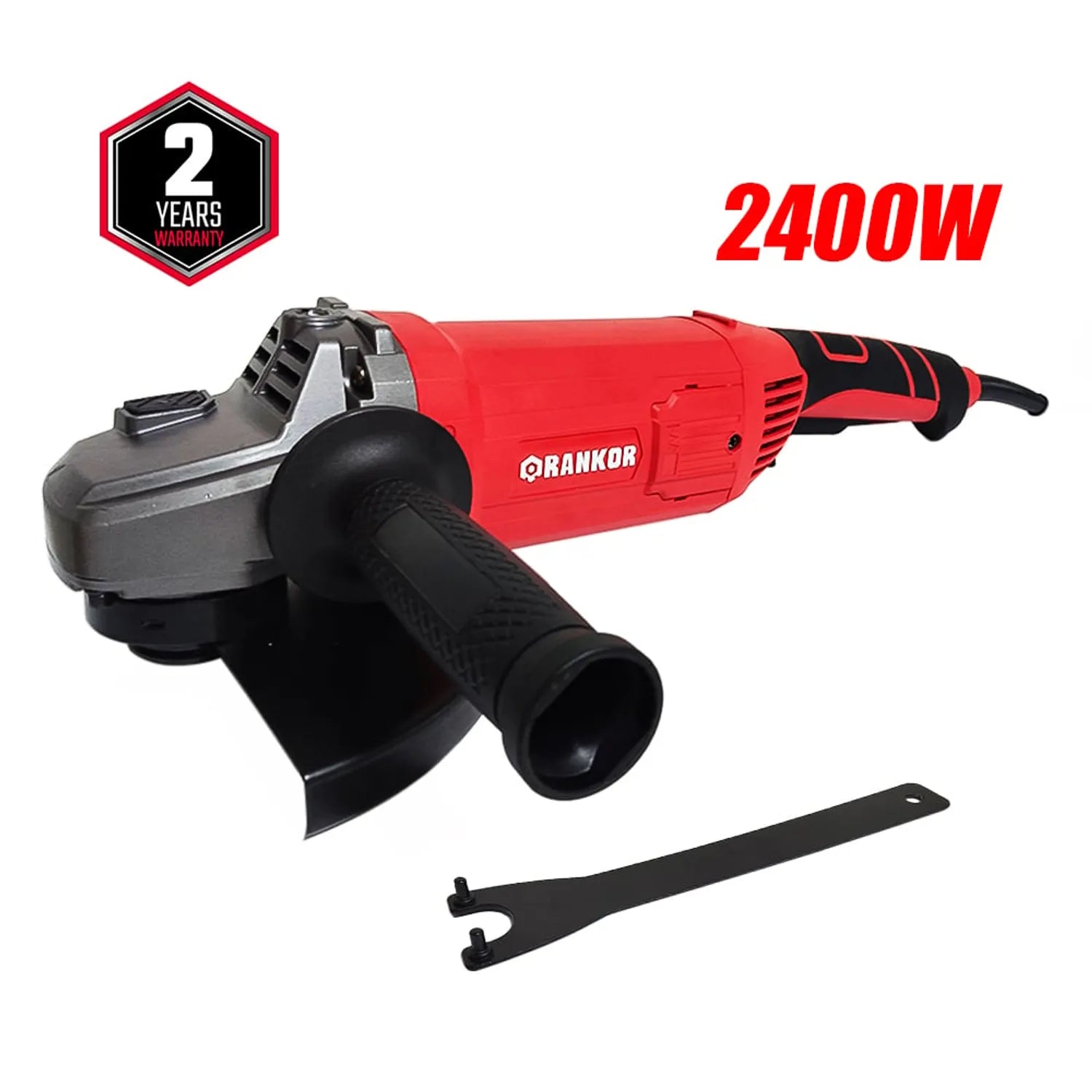 Amoladora Esmeril Angular Industrial 9 Rankor RAG240001 2400W 6500rpm