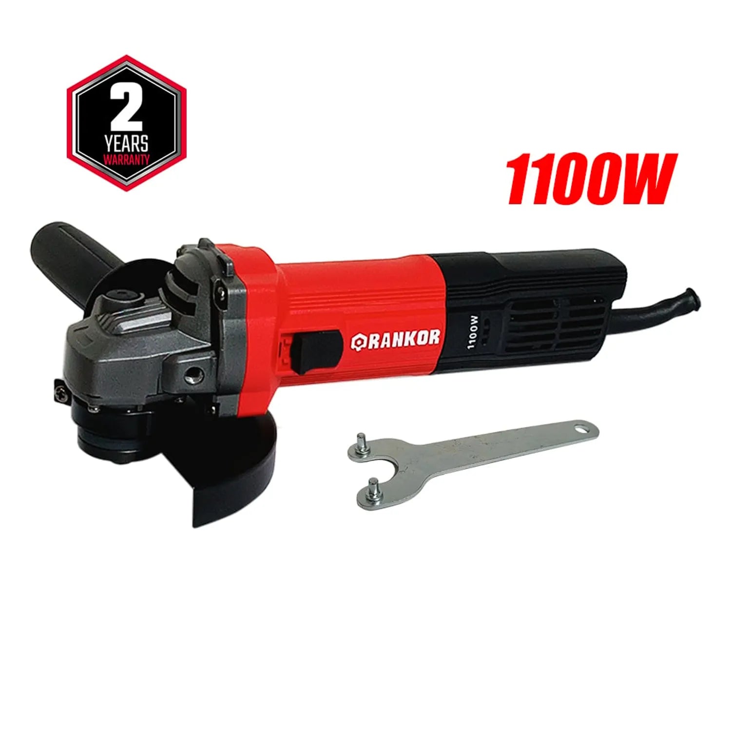 Amoladora Esmeril Angular Industrial 4 1/2 Rankor RAG110001 1100W 12000rpm